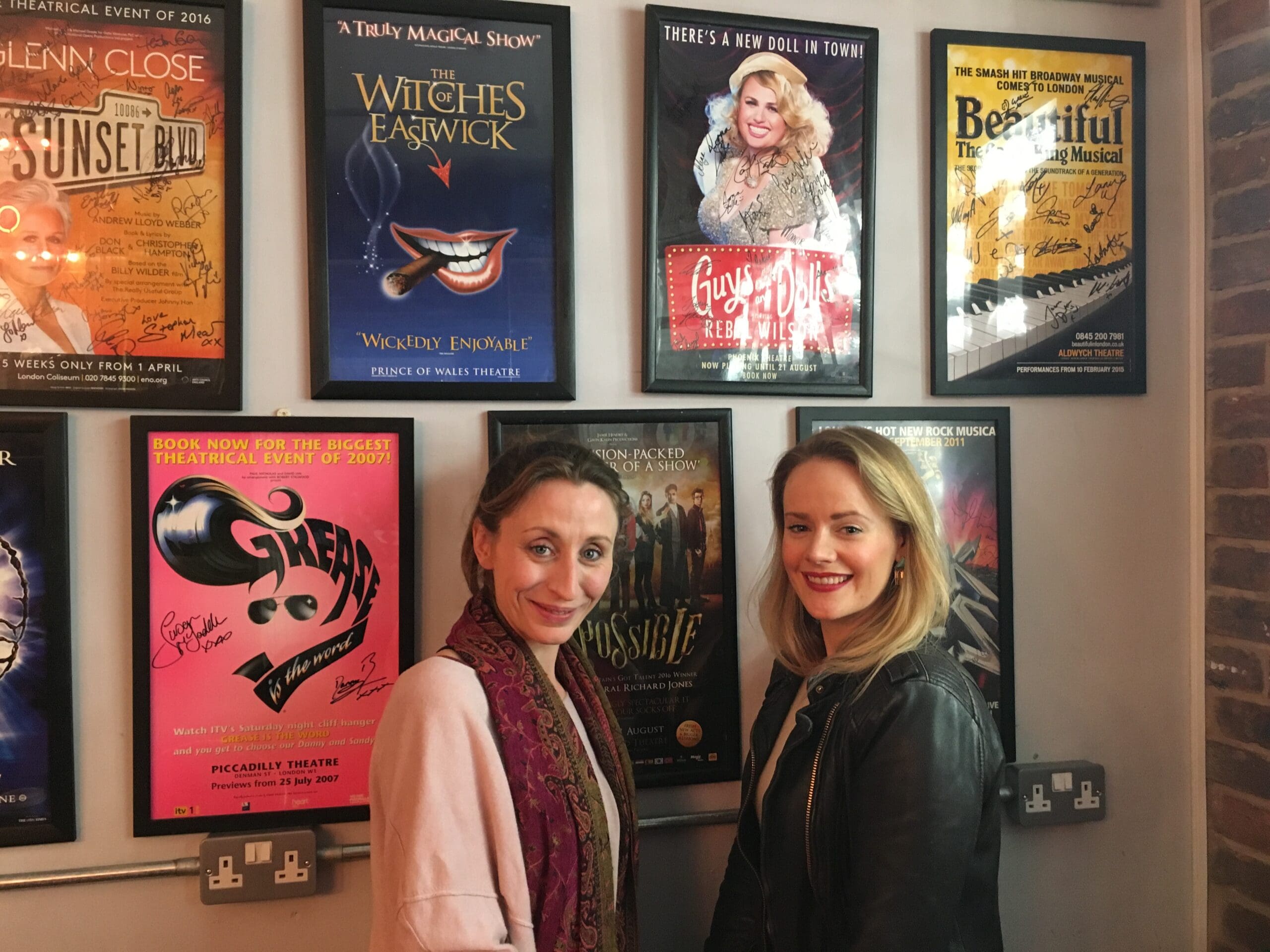 Becca Marriot and Lizzie Holmes at The Theatre Cafe