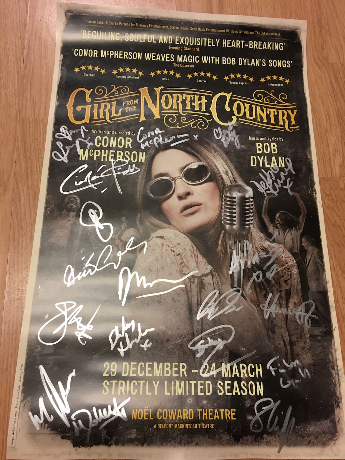 Featured image for “Enter our competition for a chance to win a Girl From the North Country signed poster”