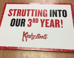 Kinky Boots board