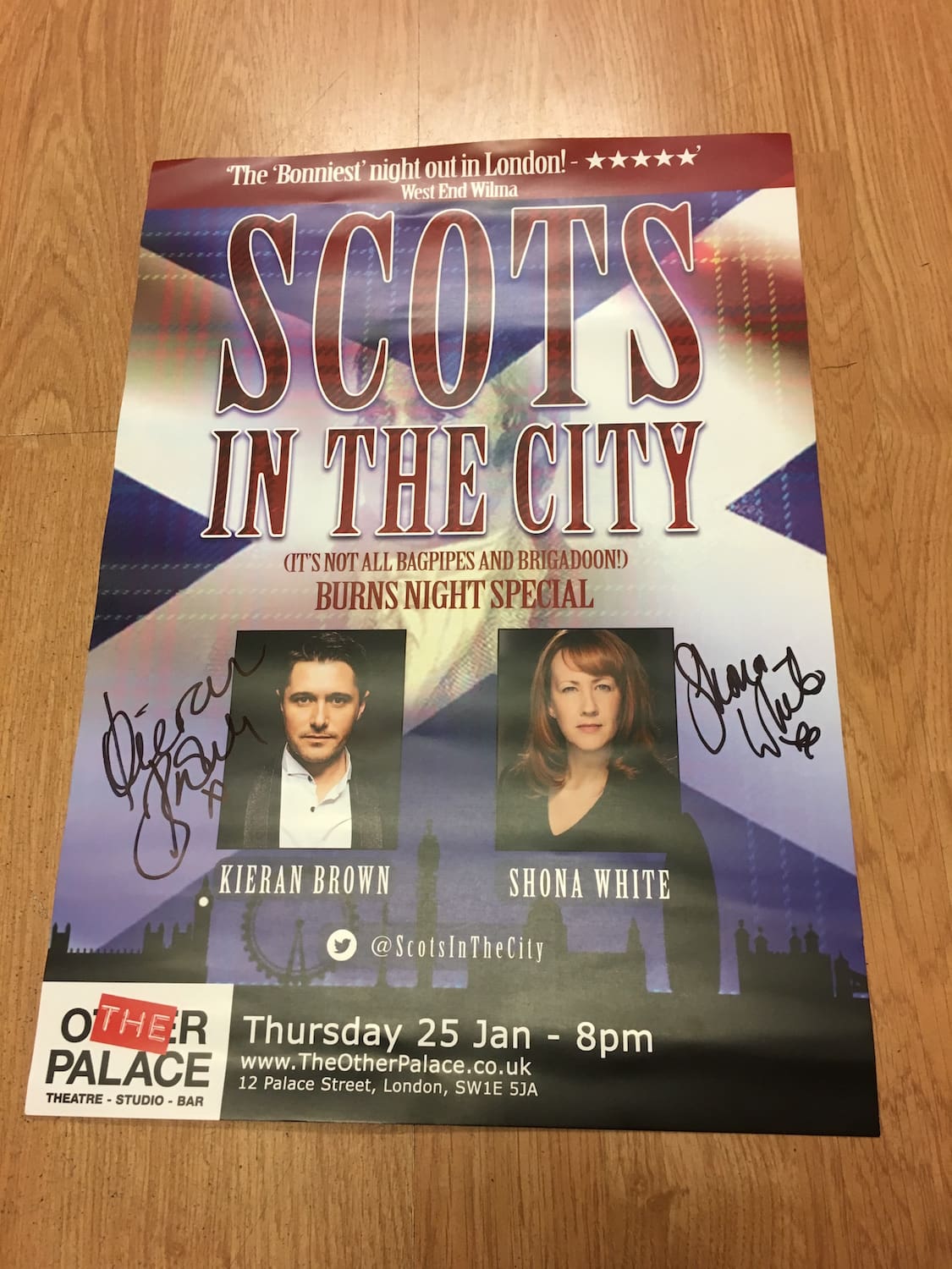 Featured image for “Enter our competition for a chance to win a signed Scots in the City poster”