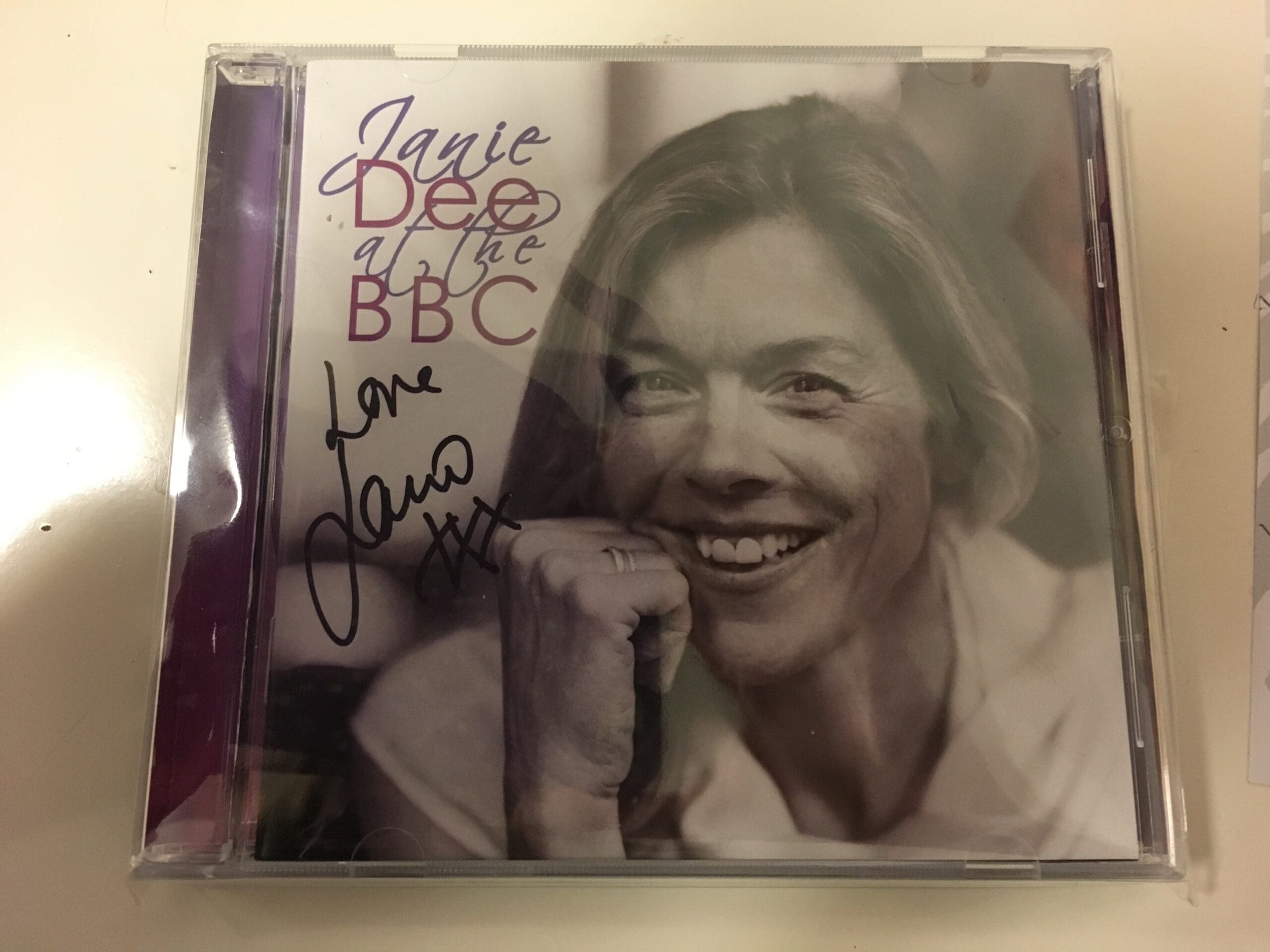 Featured image for “Enter our competition for a chance to win a CD signed by Janie Dee”