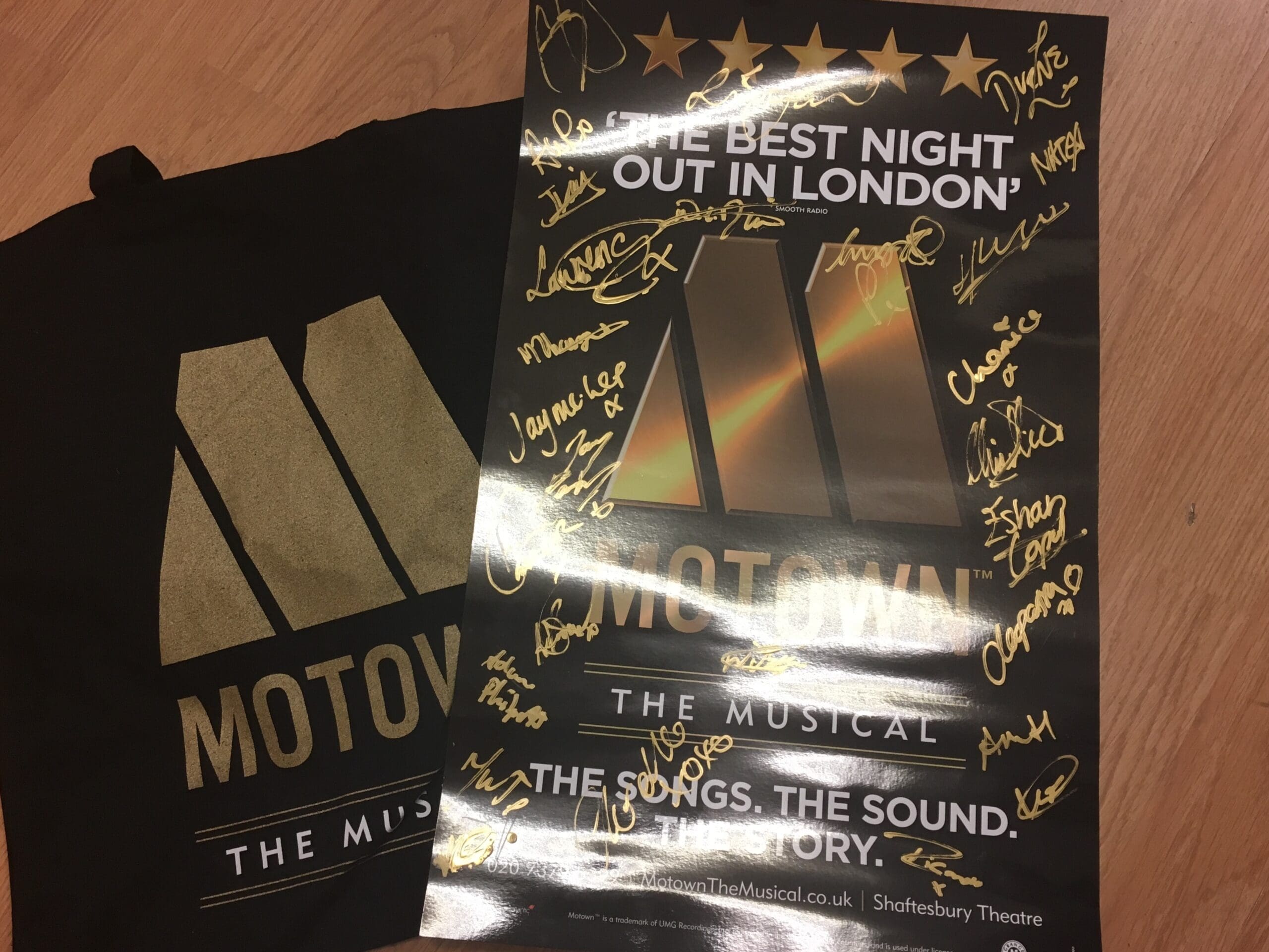 Motown poster and tote bag