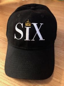 six baseball cap