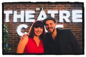 sharon sexton and rob fowler at the theatre cafe