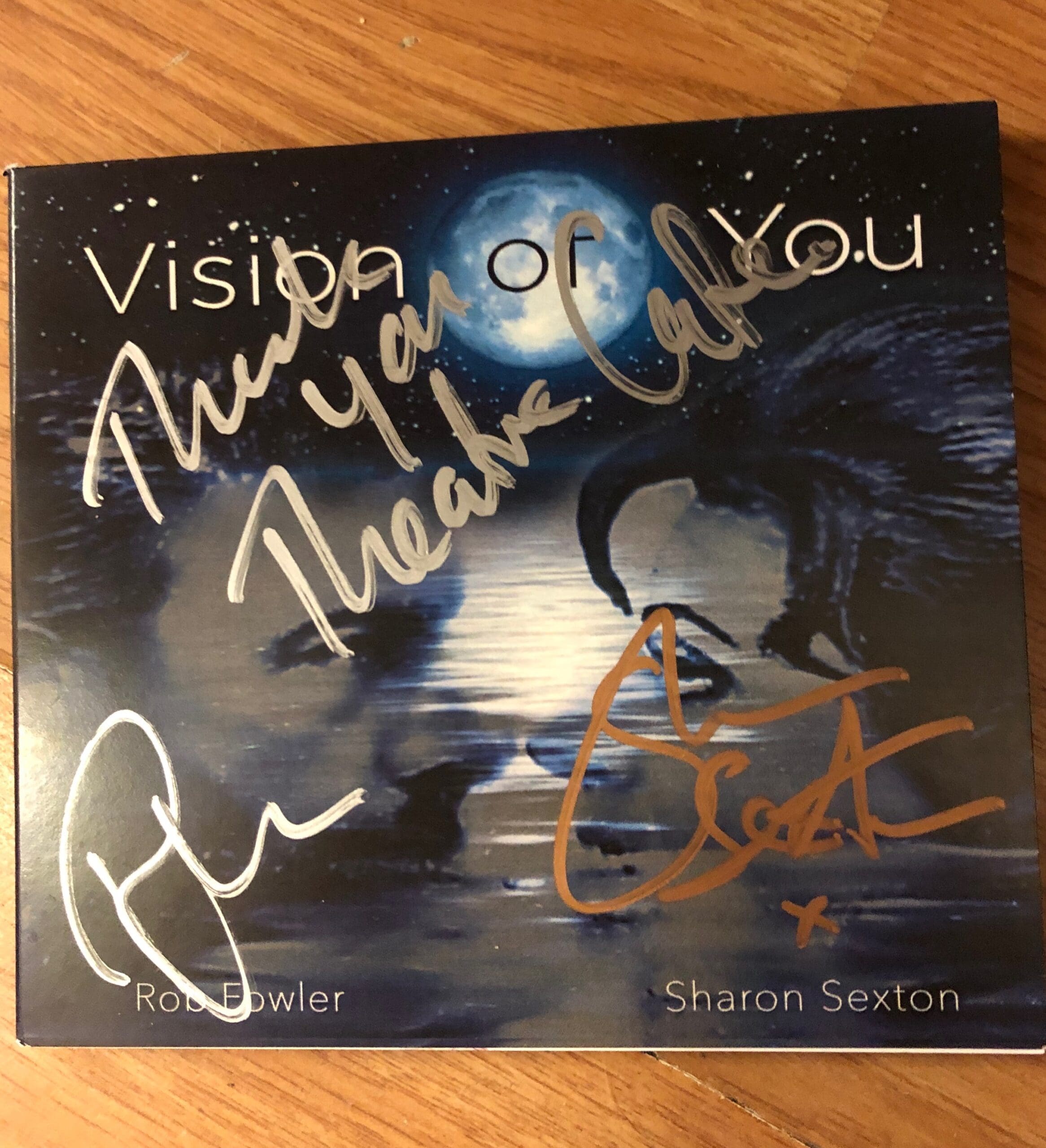 Featured image for “Enter our competition for a chance to win a Vision of You CD signed by Sharon Sexton and Rob Fowler”