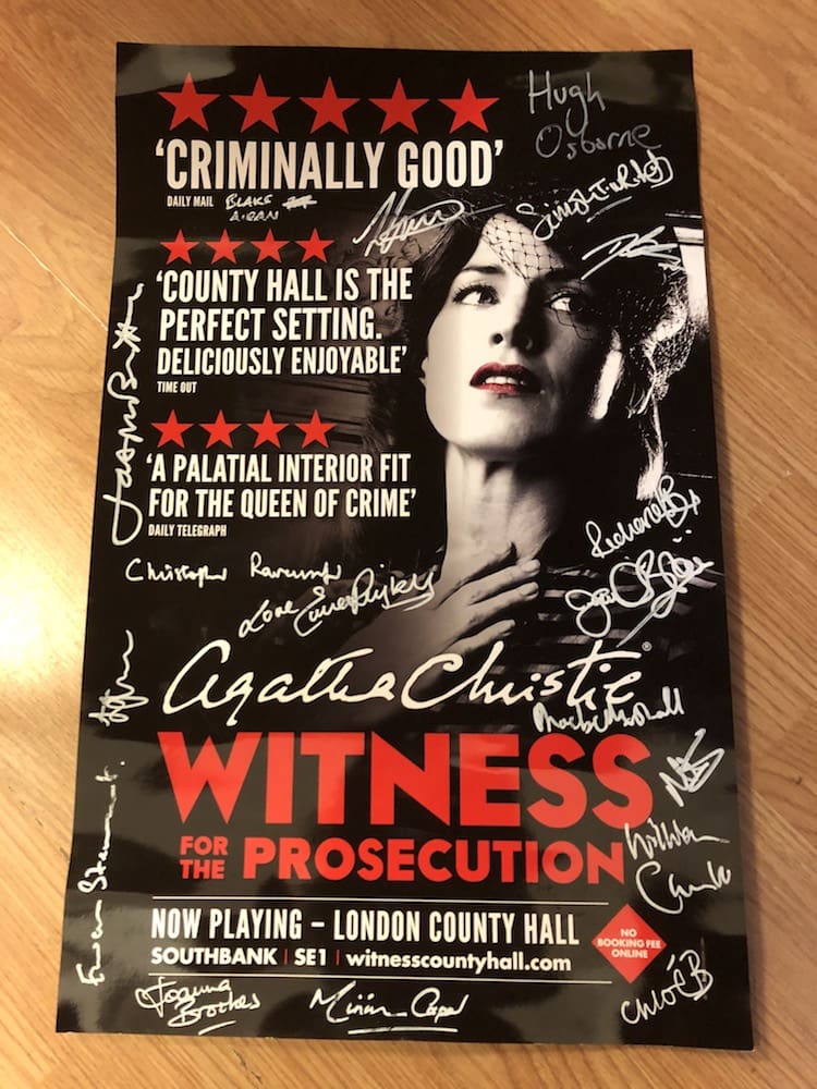 Featured image for “Enter our competition for a chance to win a signed Witness for the Prosecution poster”