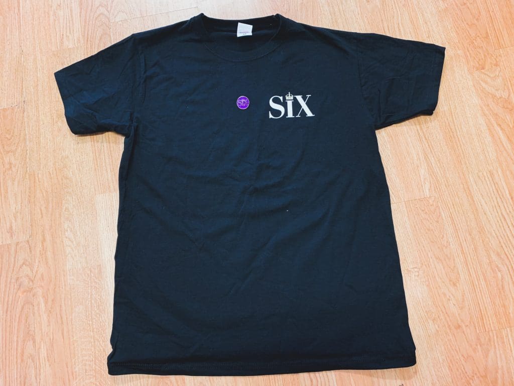 six the muiscal t-shirt