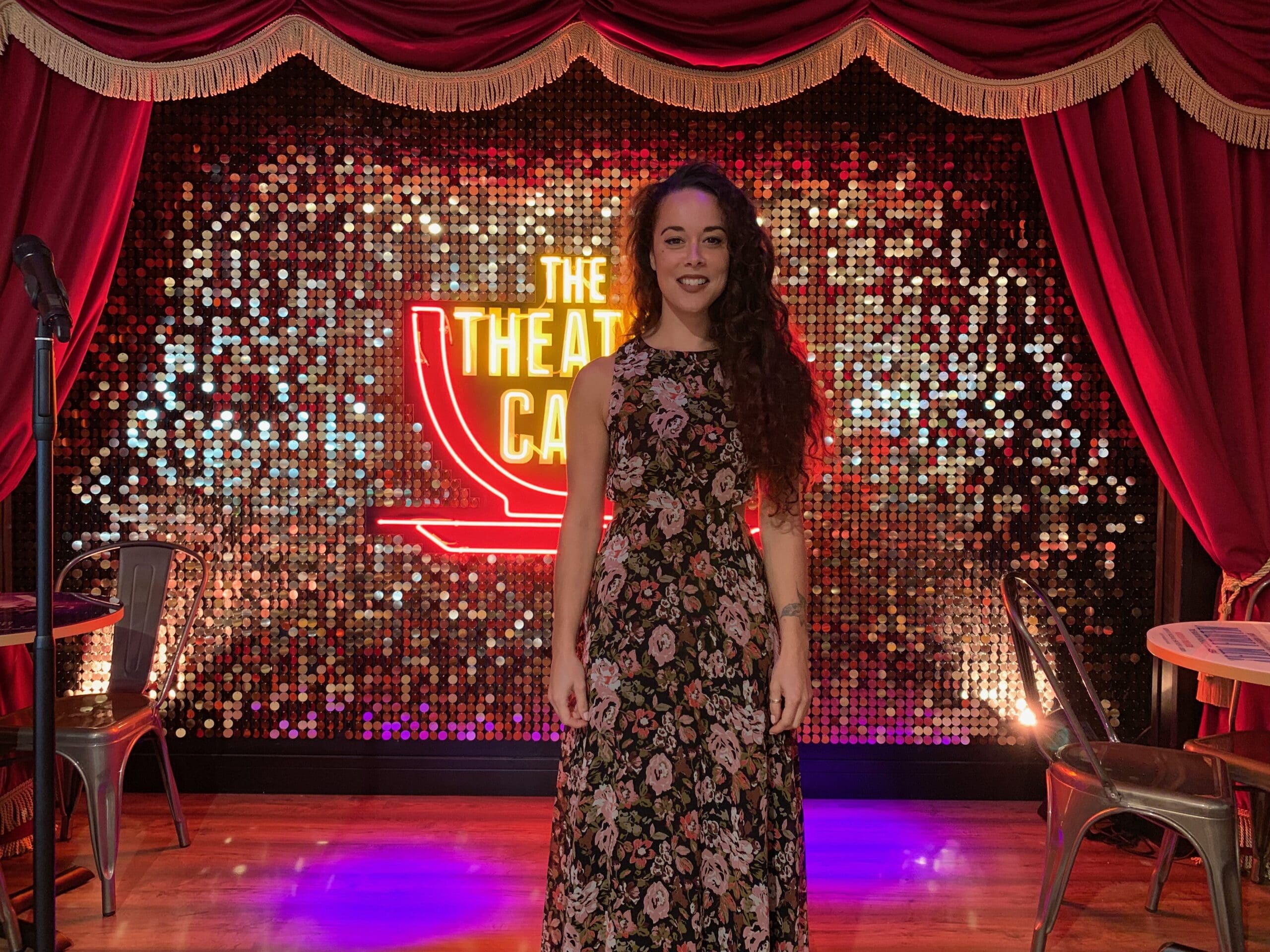 Featured image for “ON YOUR FEET! star Philippa Stefani performing live at The Theatre Cafe”