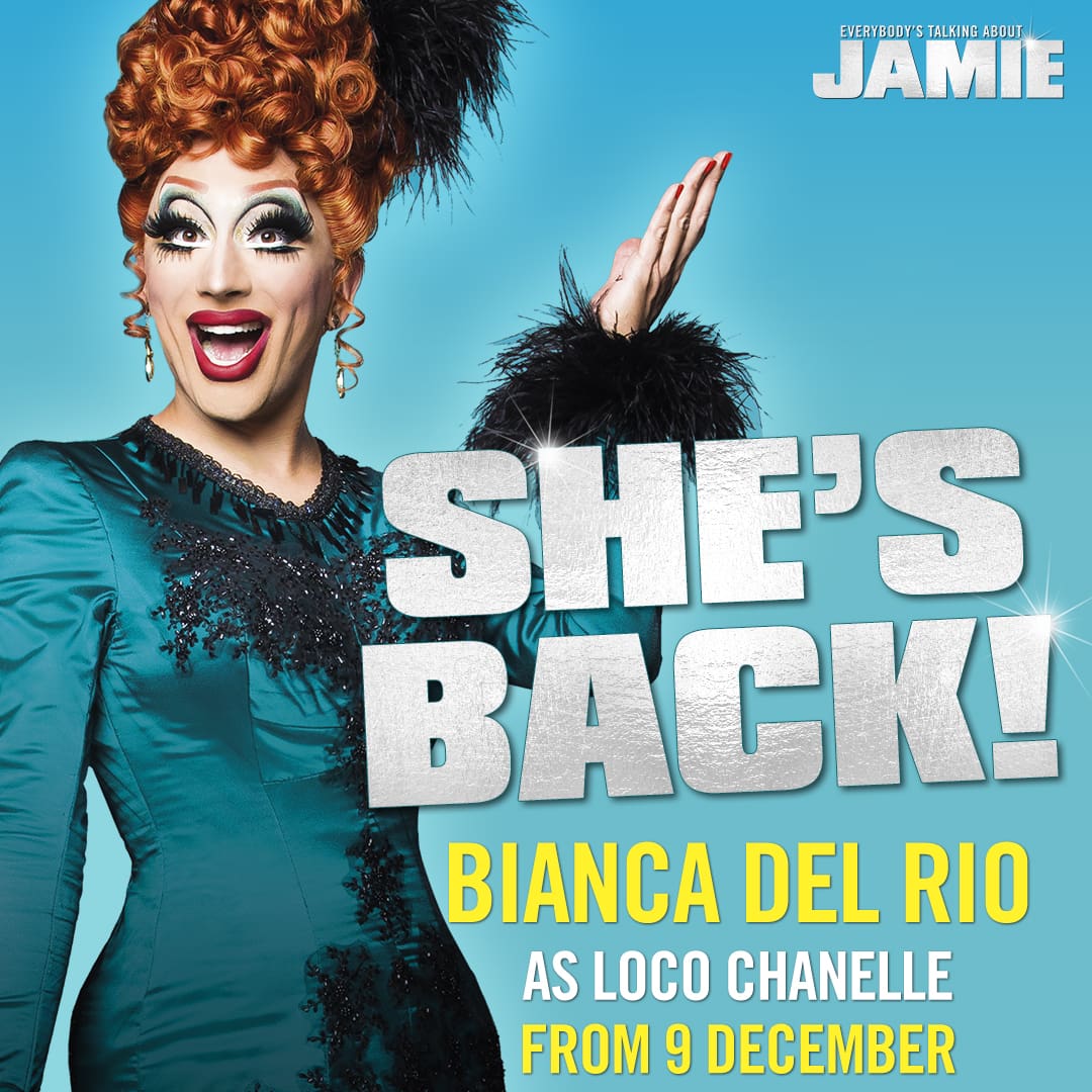 Featured image for “NEWS: Bianca Del Rio to return to the cast of Everybody’s Talking About Jamie”