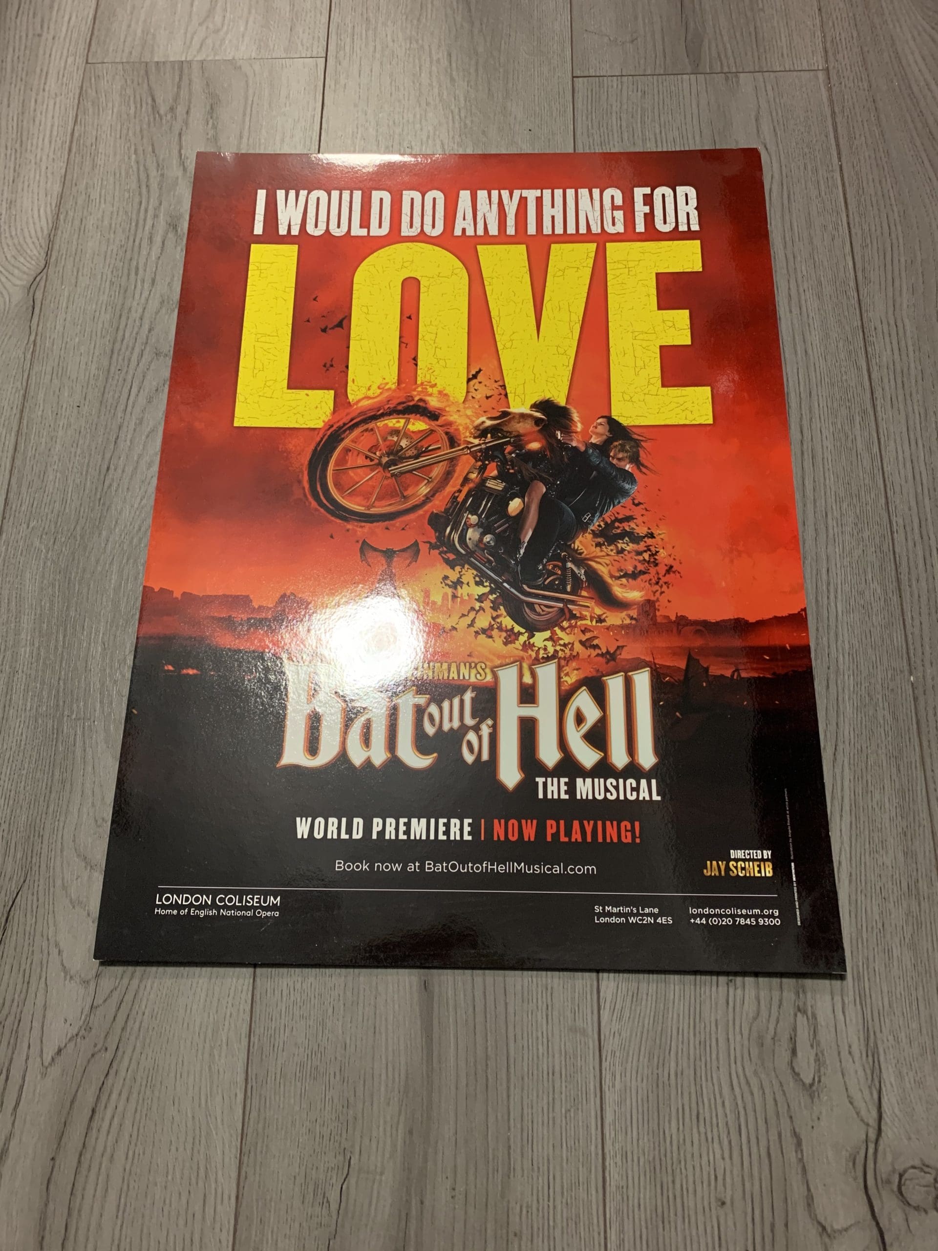 Enter our competition for a chance to win a Bat Out Of Hell poster
