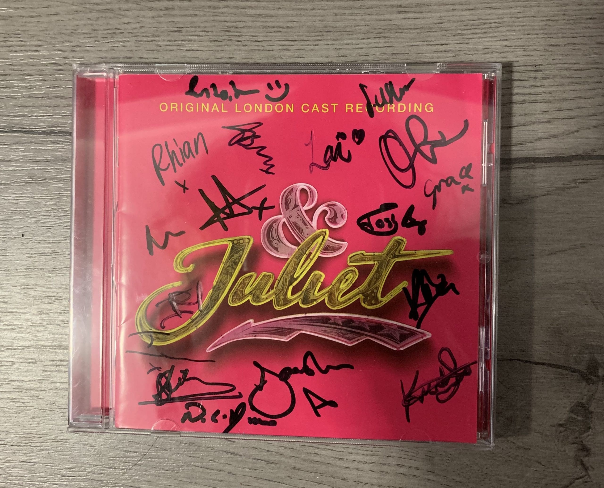 Enter our competition for a chance to win an & Juliet CD signed by the cast