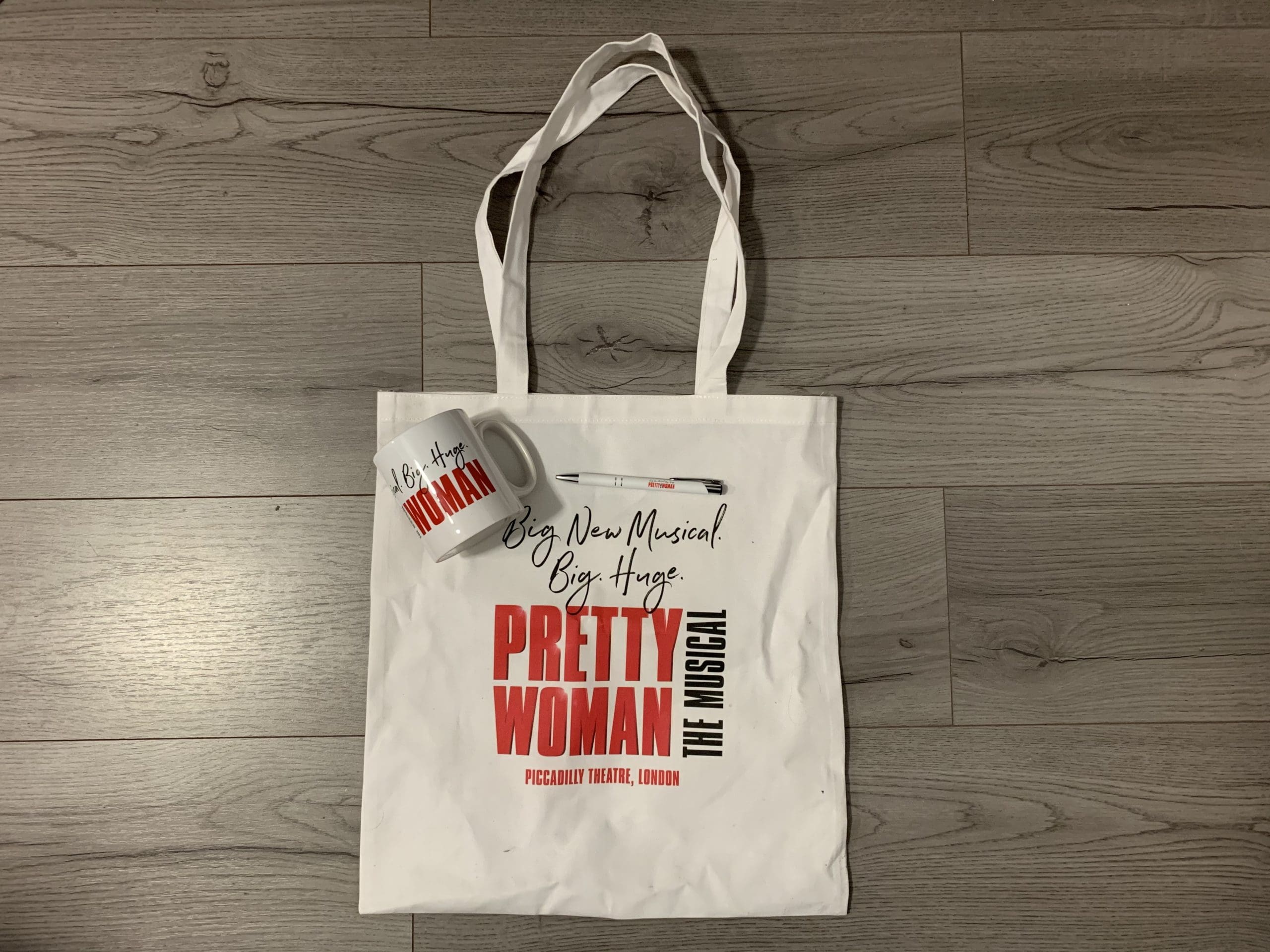 Enter our competition for a chance to win a Pretty Woman tote bag, mug and pen