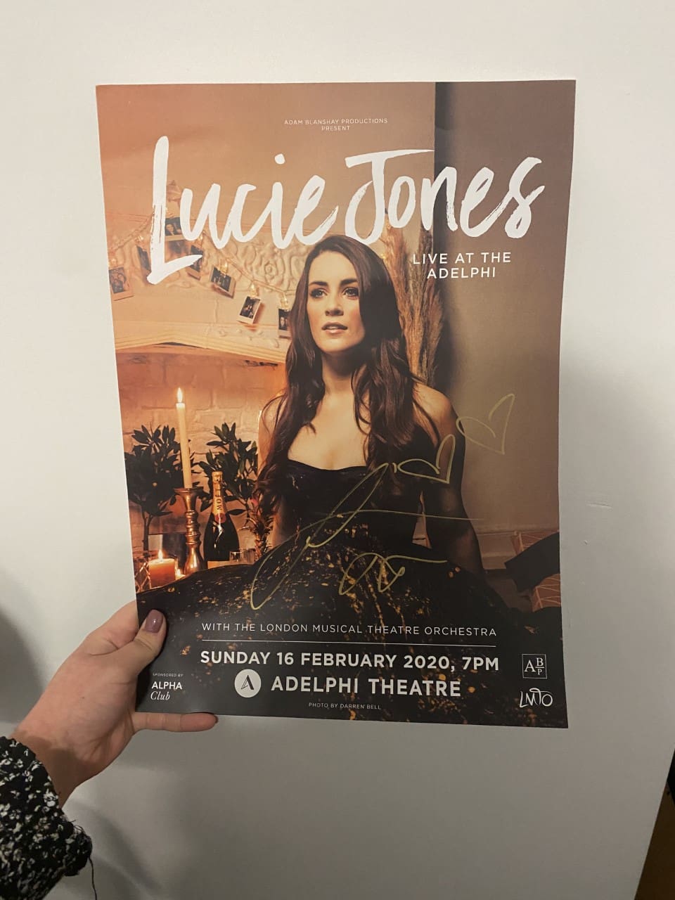 Featured image for “Enter our competition for a chance to win a poster signed by Lucie Jones”