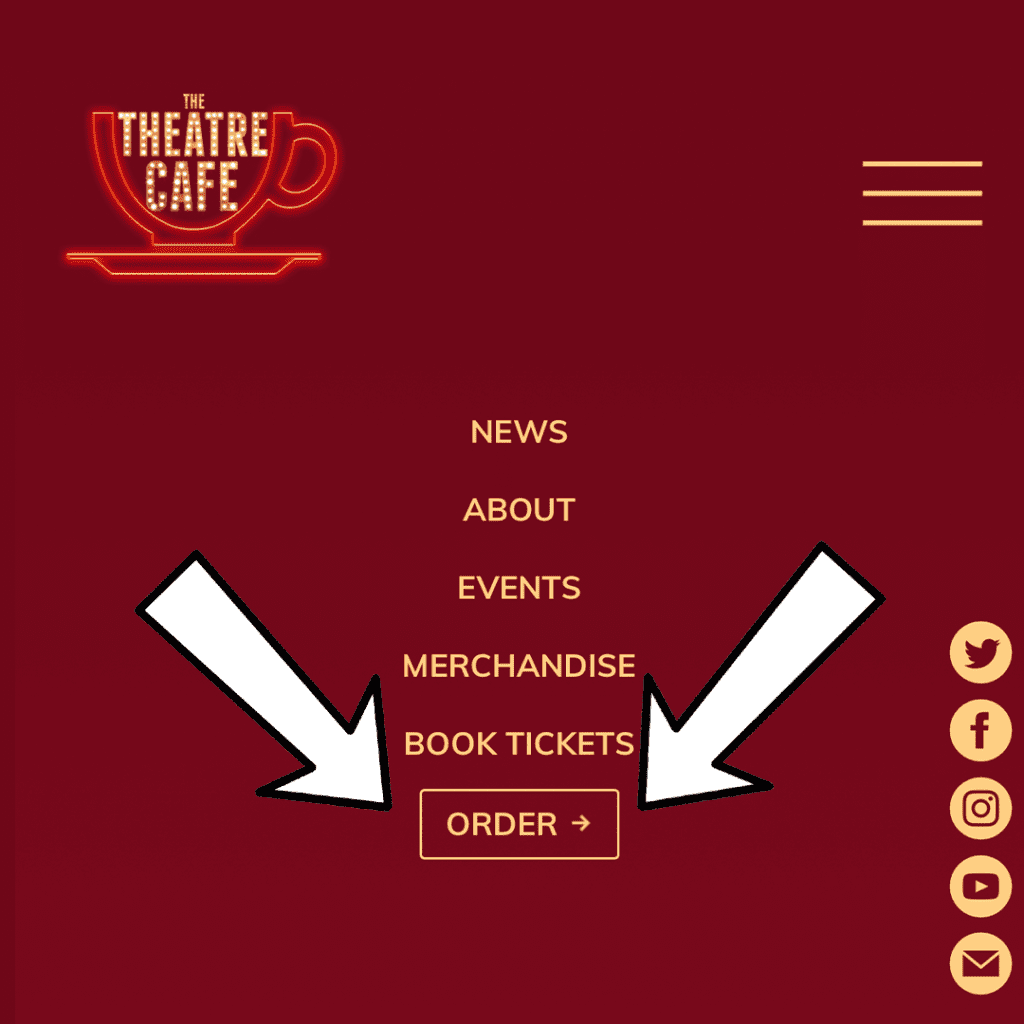 order the theatre cafe is set to reopen