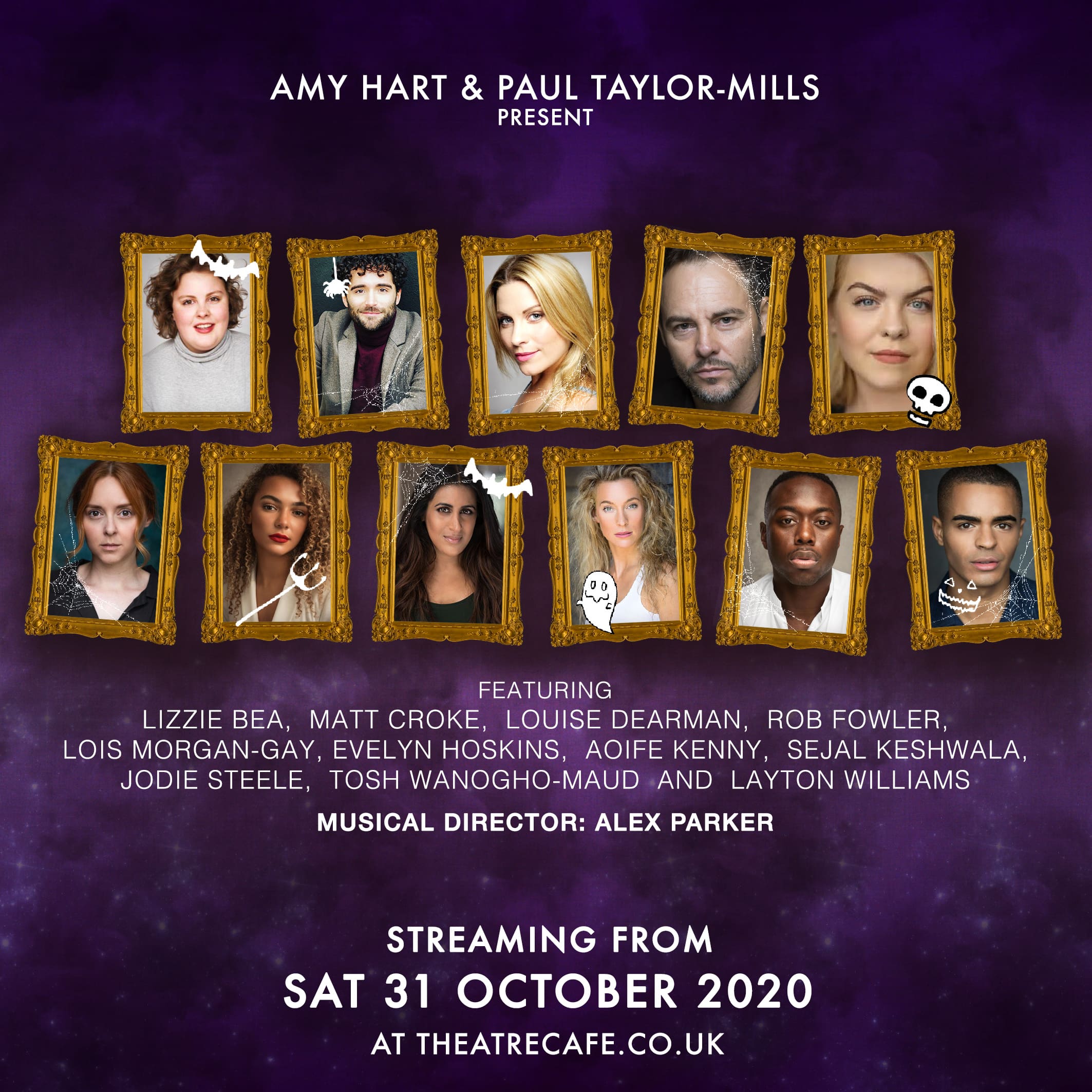 NEWS: AMY HART AND PAUL TAYLOR-MILLS PRESENT  I PUT A SPELL ON YOU STREAMING FROM 31 OCTOBER 2020