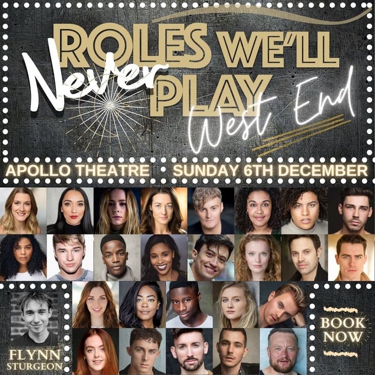 News: Full line up announced for Roles We’ll Never Play at the Apollo Theatre