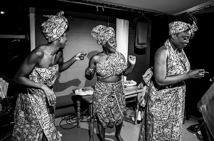 Danielle Kassarate, Landi Oshinowo and Rosemary Annabella Nkrumah - photography by Pamela Raith