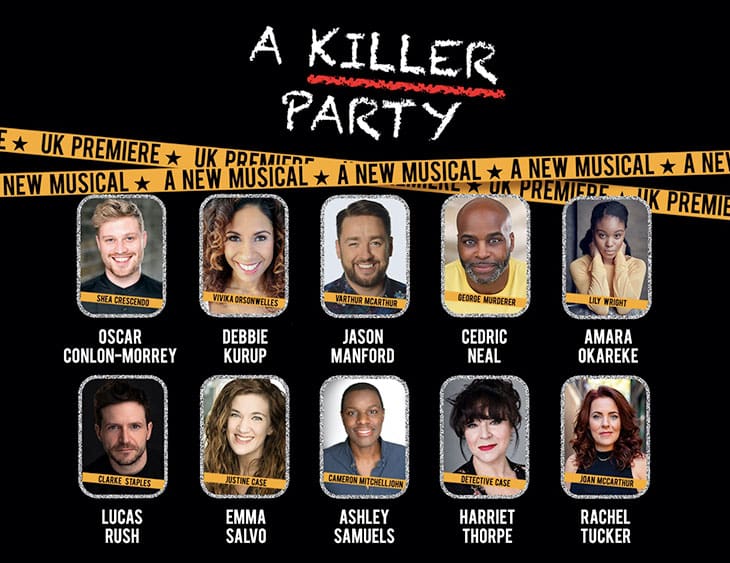 News: All-star cast revealed for murder mystery musical A Killer Party led by Jason Manford