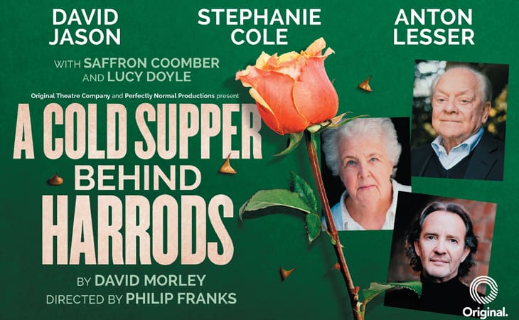 News: David Jason, Stephanie Cole and Anton Lesser star in semi-staged reading of A Cold Supper Behind Harrods