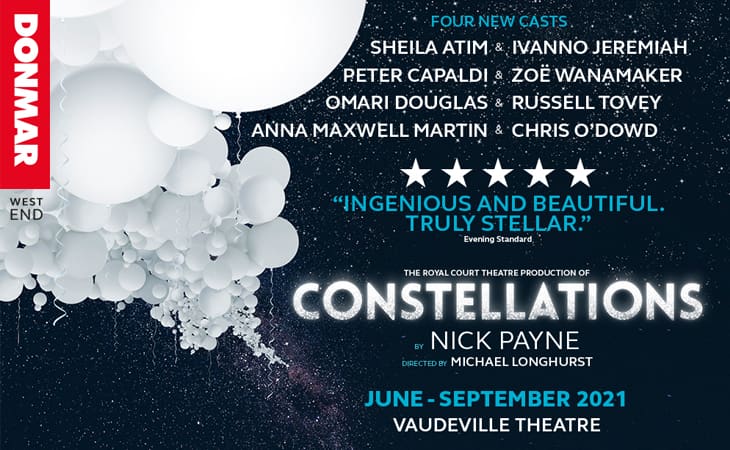 News: Multi-cast Constellations sets dates at Vaudeville Theatre with tickets on sale now