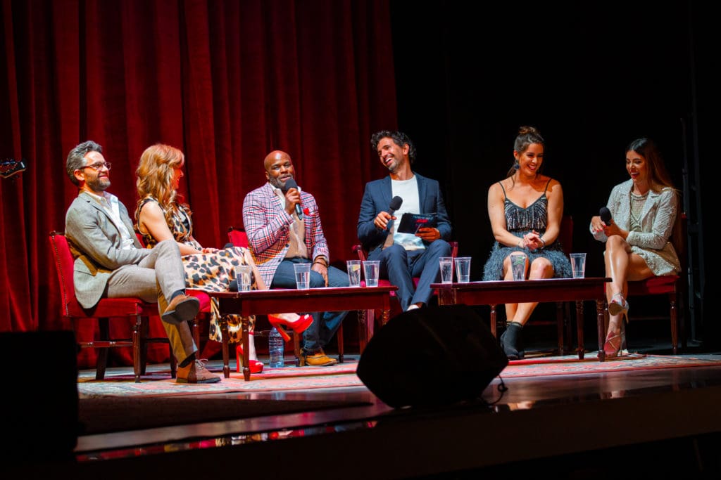 The cast of Monday Night at the Apollo. Photo by Danny Kaan