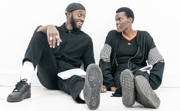 News: Rehearsal images released for Sheila Atim and Ivanno Jeremiah in Constellations