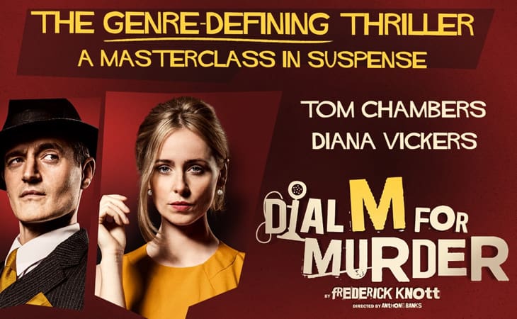 News: Diana Vickers to join Tom Chambers in Dial M for Murder