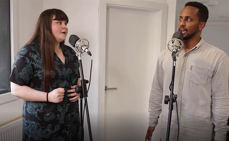 Watch: Kingsley Morton and Ahmed Hamad perform numbers from The Addams Family tour