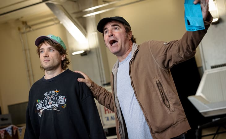 Photo Flash: Rehearsal images for Back to the Future the Musical