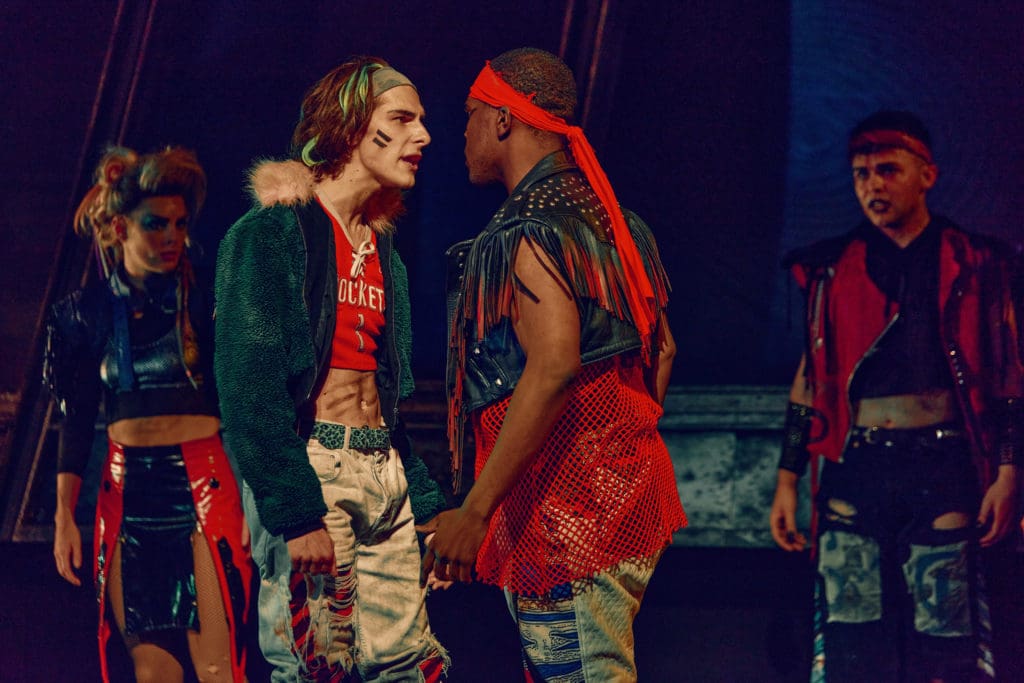 Killian Thomas Leferve as Tink and James Chisholm as Jagwire in BAT OUT OF HELL THE MUSICAL. Photo Credit - Chris Davis Studio