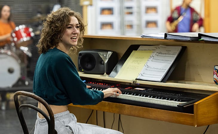 Photo Flash: First look at rehearsals for Beautiful – The Carole King Musical