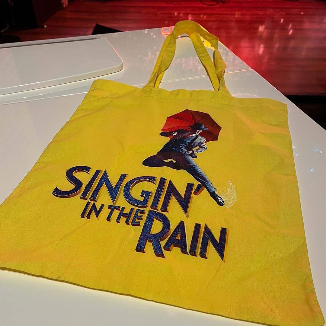 Singing in the Rain v2 Tote Bag by ilovedoodle