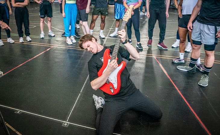 Photo Flash: First look at new cast in rehearsals for the critically acclaimed Back To The Future The Musical