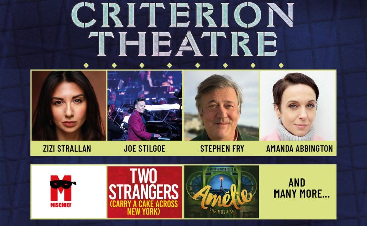 Featured image for “News: Cast Announced For Criterion Theatre’s 150th Anniversary Gala Performance”