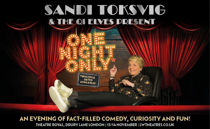 Featured image for “News: Sandi Toksvig & The QI Elves Present “One Night Only””
