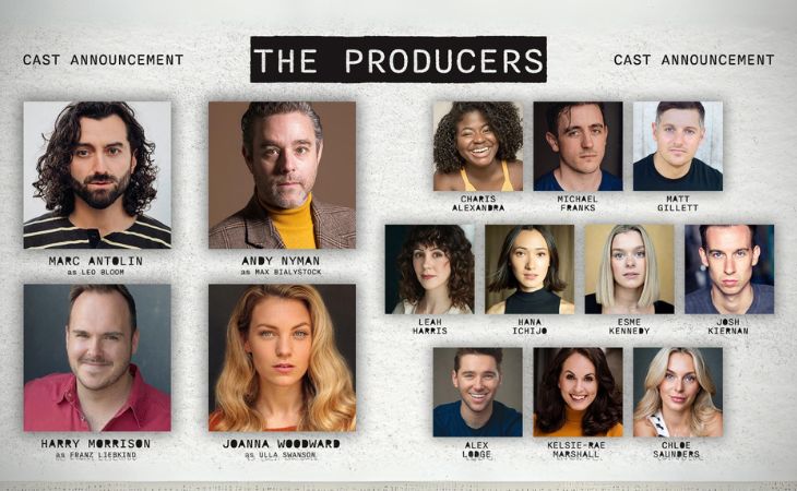 Featured image for “News: Initial Casting Announced for The Producers At The Menier Chocolate Factory”